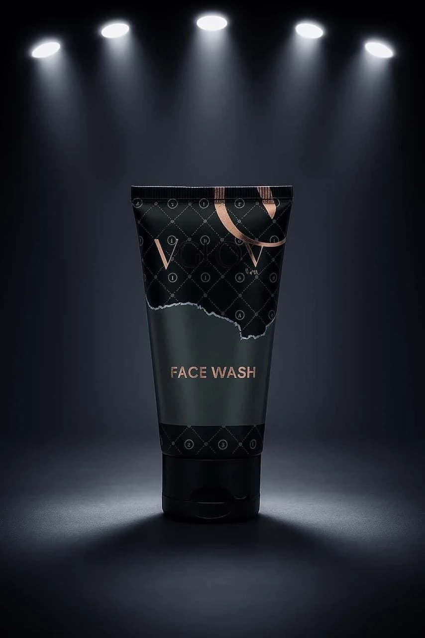 Charcoal face wash